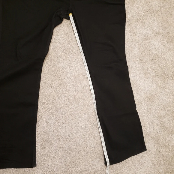 Black Denim Bootcut Lee Jeans Women Plus Size 22 - Picture 9 of 9